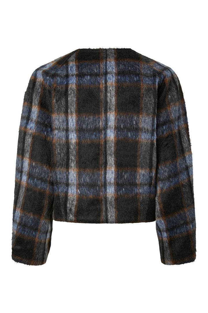 YAS - Yastalino Ls Wool Blend Jacket - 5141752 Black Check