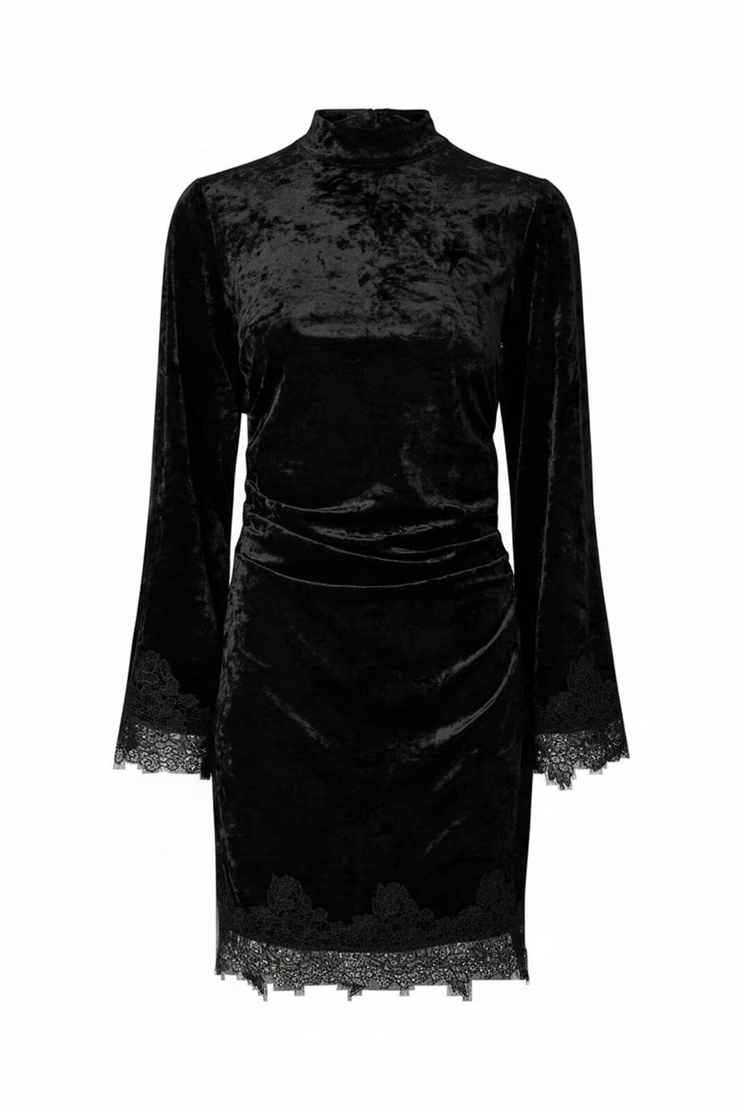 YAS - Yasvellia Ls Short Lace Dress.- - 5159891 Black