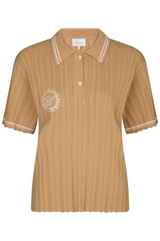 Yellow Lane - Alpha Polo 165405 - 217 - Caramel T-shirts 